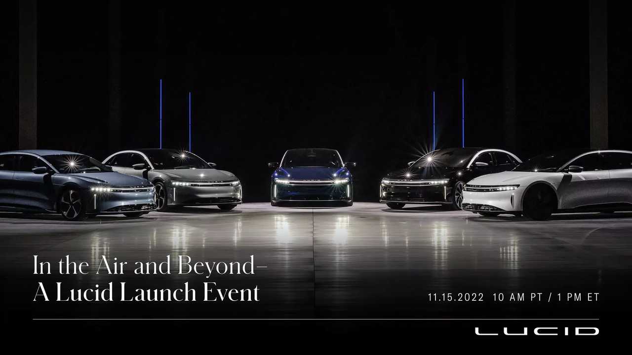 Lucid Air Pure and Air Touring teaser